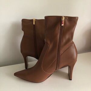 NEW Franco Sarto Women’s Avana Mid Calf Boot Light Brown